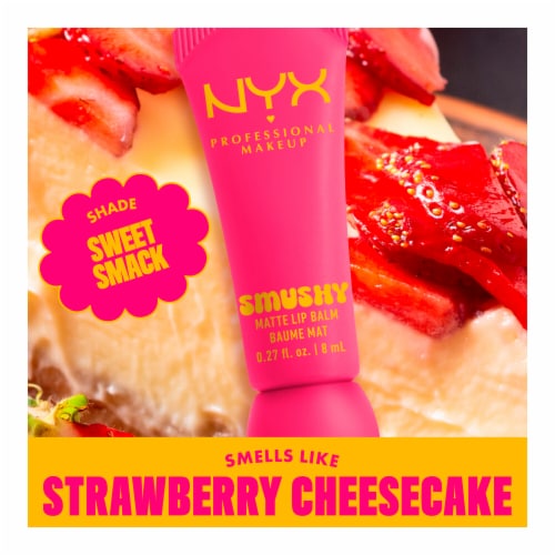 NYX Professional Makeup Smushy Lip Balm Matte Finish 03 Sweet Smack Perspective: left
