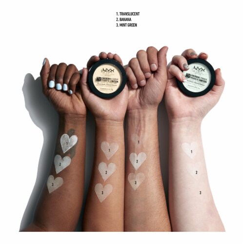 NYX Professional Makeup HD Finishing Powder 2 Banana Perspective: left