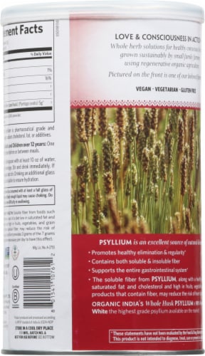 Organic India™ Whole Husk Psyllium Perspective: left