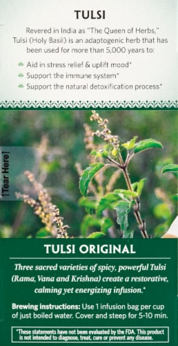 Organic India™ Tulsi Orginal Tea Perspective: left