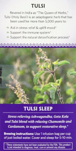 Organic India Tulsi Sleep Tea Perspective: left