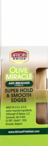 African Pride Olive Miracle Silky Smooth Edges Perspective: left