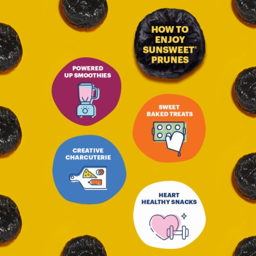 Sunsweet® Pitted Prune Canister Perspective: left