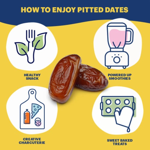 Sunsweet® Pitted Dates Perspective: left