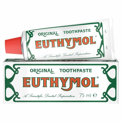 Euthymol® Original Toothpaste Perspective: left