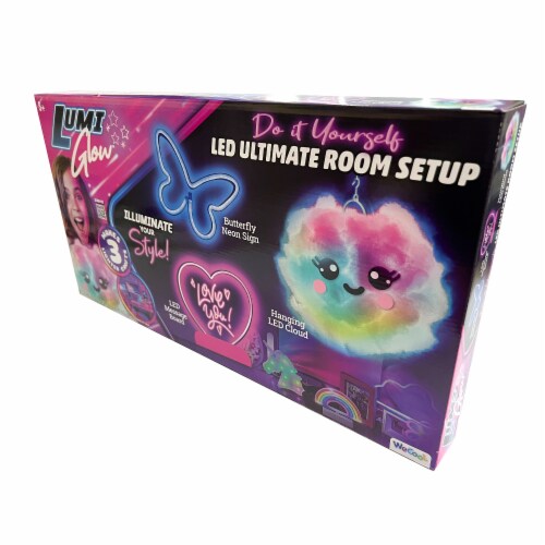 LumiGlow DIY LED Ultimate Room Set Up Kit Perspective: left