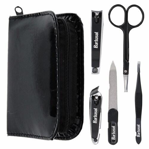 Barbasol CBG1-1001-BLK 6-Piece Nail Grooming Kit Perspective: left