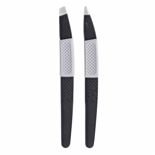 Barbasol CBG1-7006-TRP Slant and Pointed Tweezer Set Perspective: left