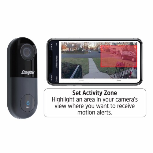 energizer smart 1080p wired video doorbell