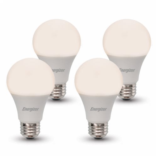 800-Lumen Smart Wi-Fi Warm White LED Bulbs (4 Pack) Perspective: left