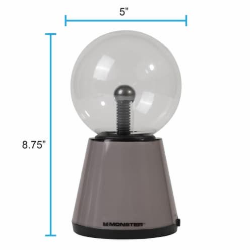 Monster™ Plasma Sphere With Color Changing Base Perspective: left