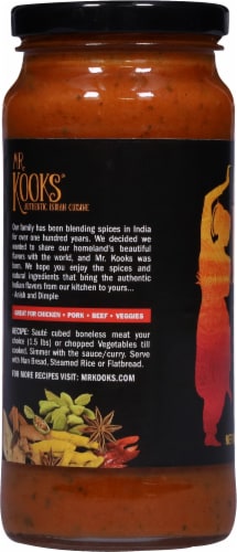 Mr. Kook's Tikka Masala Sauce Perspective: left