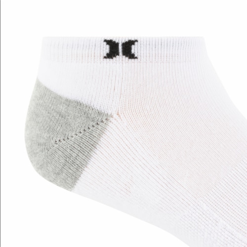 Hurley Men's Low Cut Socks Multipack - White Perspective: left