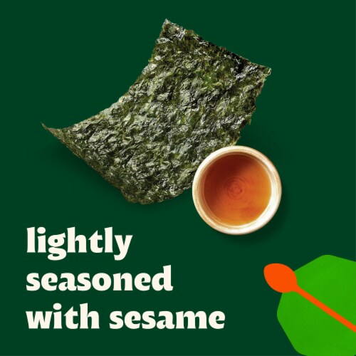 Bibigo Sesame Flavor Seaweed Snacks Perspective: left