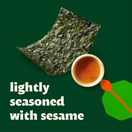 Bibigo Sesame Flavor Seaweed Snacks Perspective: left