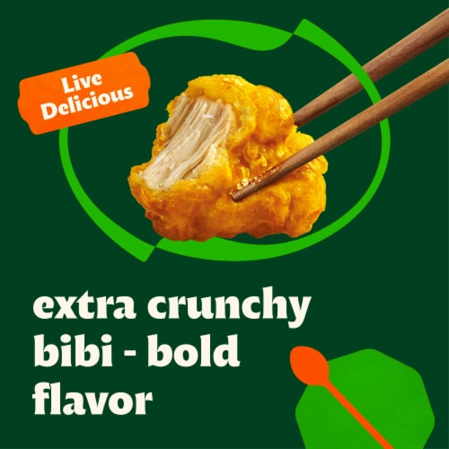 Bibigo Korean Style Crunchy Chicken with Orange Sauce Perspective: left