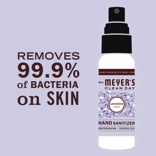 Mrs. Meyer's Clean Day Lavender Scented Hand Sanitizer Perspective: left