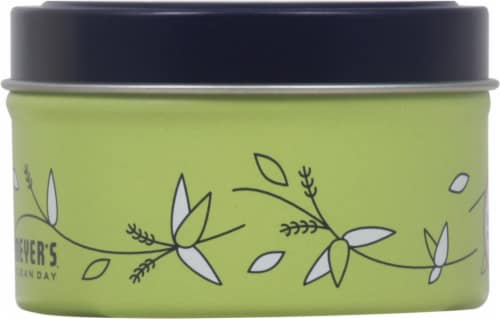 Mrs. Meyer's Clean Day Lemon Verbena Scent Tin Candle Perspective: left