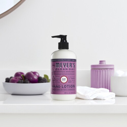 MRS MEYERS CLEAN DAY Hand Lotion Plum Berry Perspective: left