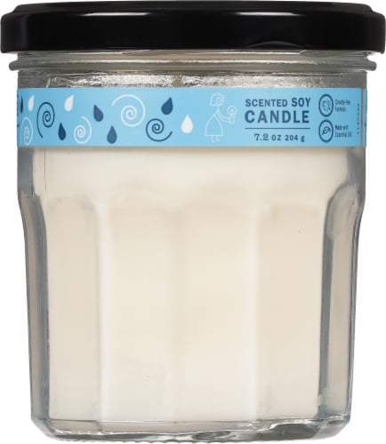 Mrs. Meyers Clean Day® Rain Water Soy Candle Perspective: left