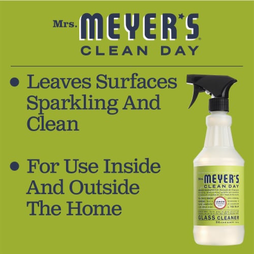 MRS MEYERS CLEAN DAY Lemon Verbena Glass Cleaner Perspective: left