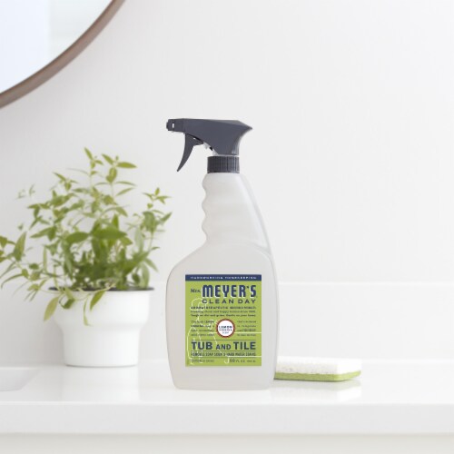 Mrs. Meyer's Clean Day Tub and Tile Cleaner, Lemon Verbena Perspective: left