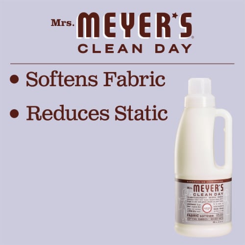 Mrs. Meyer's Clean Day Lavender Liquid Fabric Softener Perspective: left