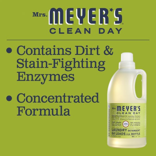Mrs. Meyer's Clean Day Lemon Verbena Laundry Detergent Perspective: left