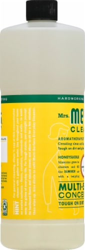 Mrs. Meyer's Clean Day Honeysuckle Scent Multi-Surface Concentrate Perspective: left