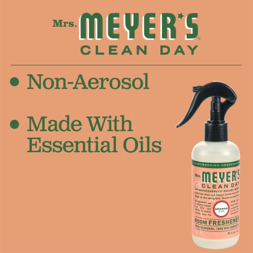 Mrs. Meyer's Geranium Room Spray Perspective: left