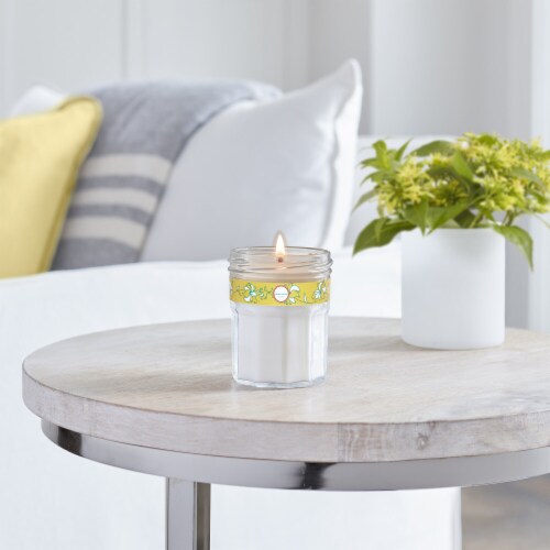 MRS MEYERS CLEAN DAY Scented Soy Candle Honeysuckle Perspective: left