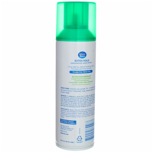 White Rain® Extra Hold Unscented Hair Spray Perspective: left