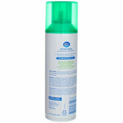 White Rain® Extra Hold Unscented Hair Spray Perspective: left
