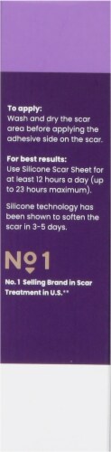 Mederma® Medical Grade Small Silicone Scar Sheet Perspective: left