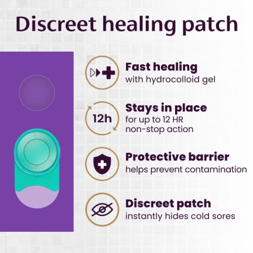Mederma® Cold Sore Patch Perspective: left