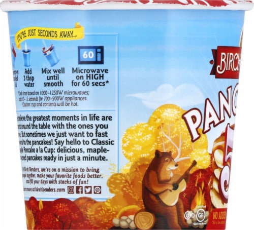 Birch Benders® Classic Maple Pancake a La Cup Perspective: left