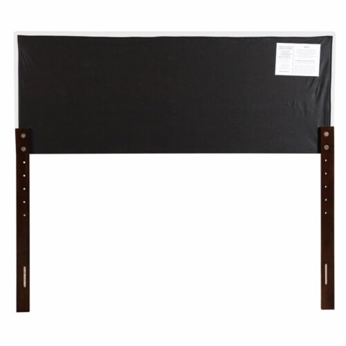 Glory Furniture Super Nova Faux Leather Upholstered Queen Headboard in White Perspective: left
