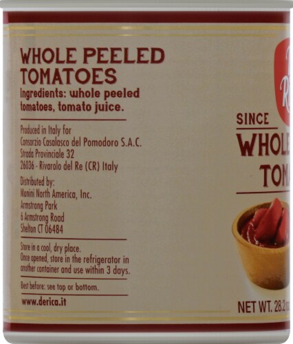 De Rica Whole Peeled Tomatoes Perspective: left