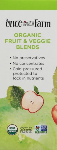 Once Upon A Farm Green Kale & Apple™ Pouch Perspective: left