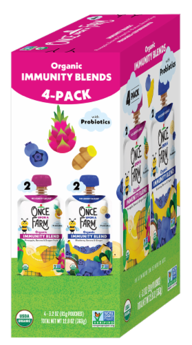 Once Upon a Farm™ Immunity Blend Kids Snack Variety Pack Perspective: left