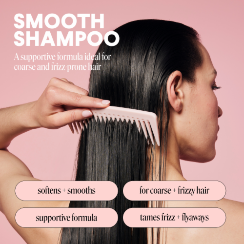 MONDAY Haircare Smooth + Wheat Protein Shampoo Gardenia Scent Perspective: left