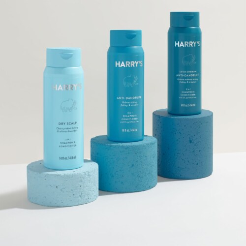 Harry's Extra Strength Anti-Dandruff 2-in-1 Shampoo & Conditioner for Men Perspective: left