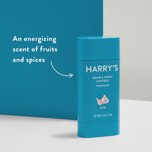 Harry's Men Fig Scent Odor & Sweat Control Antiperspirant Stick Perspective: left