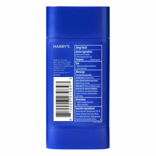 Harry's Wildlands Extra-Strength Men's Antiperspirant Deodorant Stick Perspective: left