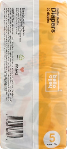 Hello Bello Size 5 Baby Diapers Perspective: left
