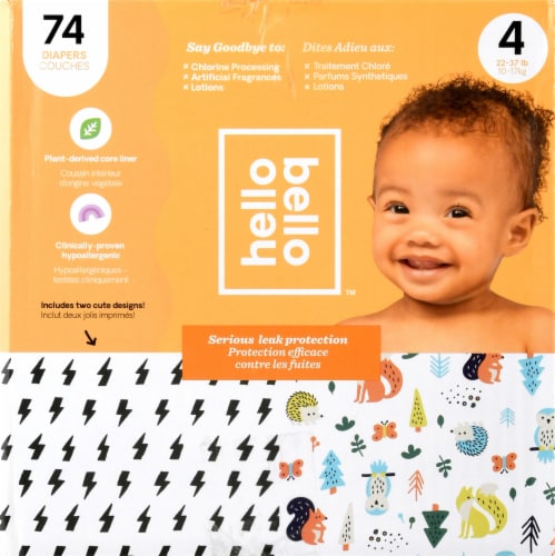 Hello Bello Baby Diapers Size 4 (22-37 lbs) Perspective: left