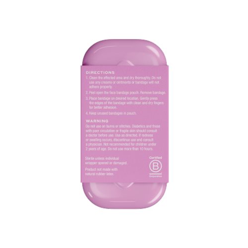 Welly® Face Saver Clear Spot Bandages Perspective: left