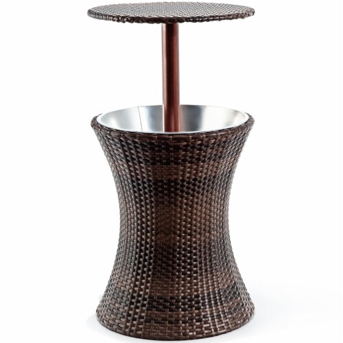 Outdoor patio ice best sale chest