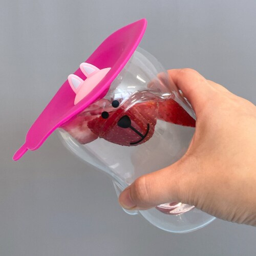 Wrapables Silicone Cup Lids, Anti-Dust Covers for Beverages (Set of 6), Cat Ears, 6 Pieces - Kroger