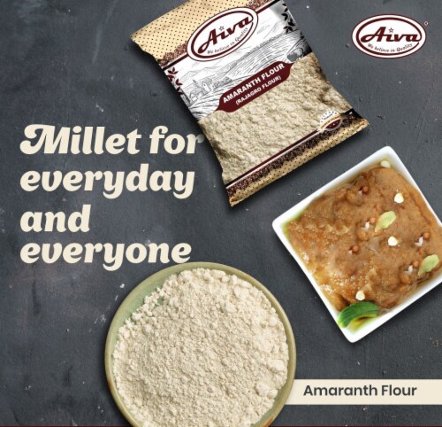 Aiva Amaranth Flour (Rajgara Flour) 2 lb Perspective: left